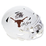 Roy Williams/Limas Sweed Dual Autographed Texas Longhorns Speedflex Midi Helmet GTSM Witnessed