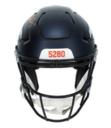 John Elway Autographed Denver Broncos Speedflex Authentic Helmet Beckett Witnessed