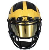 Tom Brady Autographed Michigan Wolverines Authentic Helmet Fanatics W/ Visor