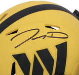 Jayden Daniels Autographed Washington Commanders RAVE Speed Mini Helmet Fanatics