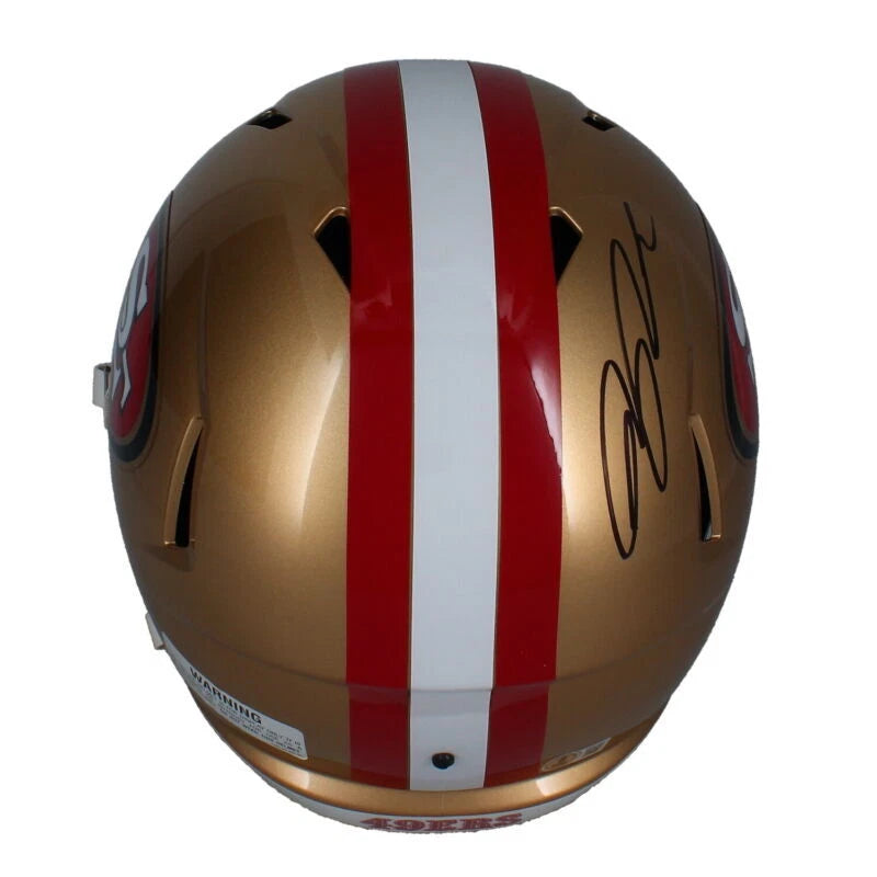 Ricky Pearsall Autographed San Francisco 49ers Speed Full Size Helmet Beckett Witnessed