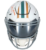 Tyreek Hill Autgraphed/Inscribed "CHEETAH" Miami Dolphins FSM Custom Painted "Ripped" Speedflex Authentic Helmet Beckett Witnessed LE 2/2