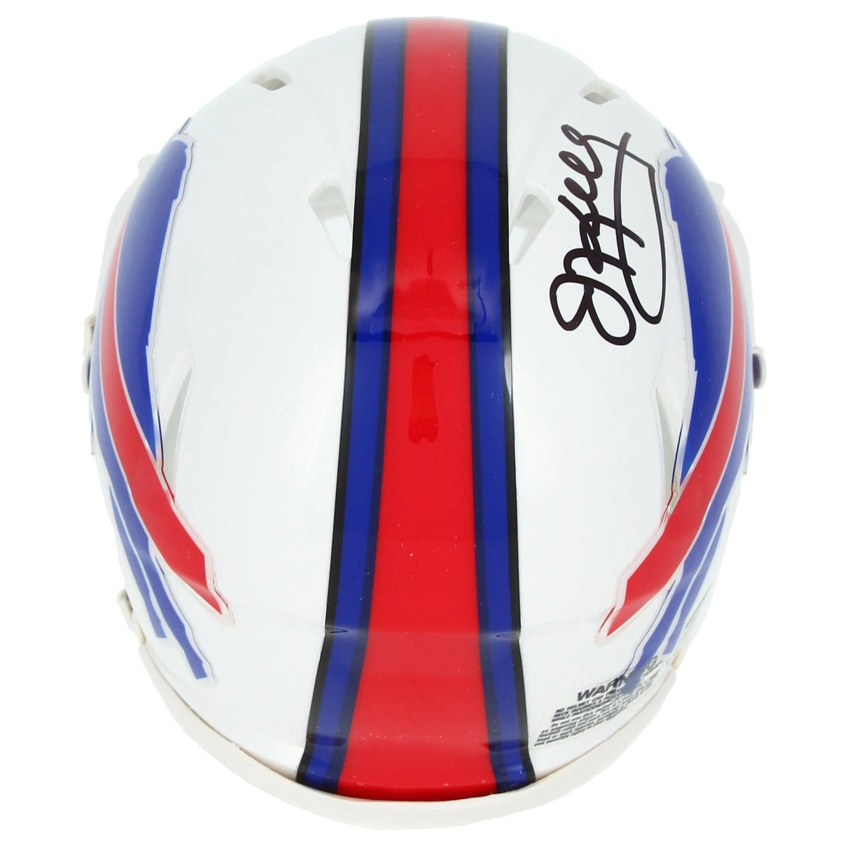 Jim Kelly Autographed Buffalo Bills Speed Mini Helmet Beckett Witnessed