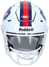 Jim Kelly Autographed (In Red) Buffalo Bills Speedflex Midi Helmet Beckett Witnessed