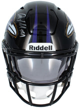 Anquan Boldin Autographed Baltimore Ravens Speedflex Midi Helmet Beckett Witnessed
