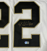 Rashid Shaheed of the New Orleans Autographed Saints White Custom Jersey Beckett