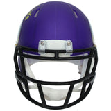 Justin Jefferson Autographed Minnesota Vikings Speed Mini Helmet Beckett Witnessed