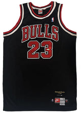 Michael Jordan Autographed Chicago Bulls Black Nike Authentic Jersey with 98/99 Retirement Season Patch UDA