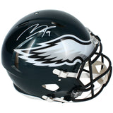 Makai Lemon Autographed Philadelphia Eagles Speed Authentic Helmet Beckett Witnessed