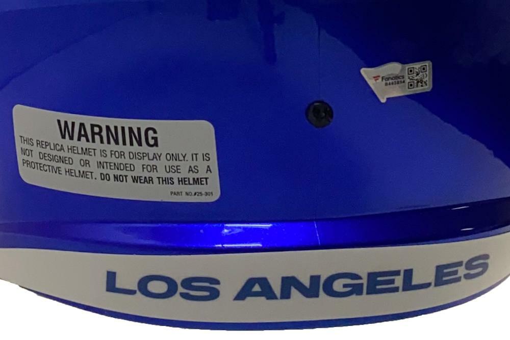 MATTHEW STAFFORD Autographed Los Angeles Rams SB LVI Champs Logo Speed Full Size Helmet FANATICS
