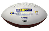 COOPER KUPP Autographed/Inscribed "SB LVI MVP" Los Angeles Rams Triple Crown White Panel Football FANATICS LE 1/25
