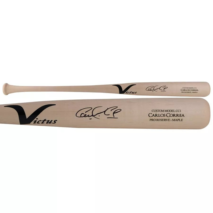 Carlos Correa Minnesota Twins Autographed Victus Game Model Bat FANATICS