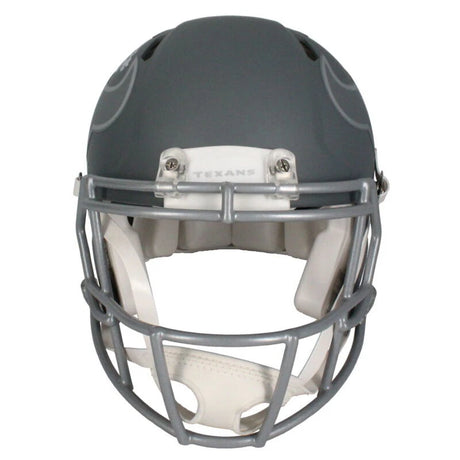 Dalton Schultz Autographed Houston Texans Slate Speed Authentic Helmet Beckett Witnessed