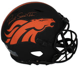 Patrick Surtain II Autographed Denver Broncos Eclipse Speed Authentic Helmet Beckett Witnessed