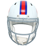 Josh Allen Autographed (Black Ink) Buffalo Bills 1965-73 Throwback Speed Full Size Helmet Beckett Witnessed