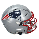 Tom Brady / Rob Gronkowski Dual Autographed New England Patriots Speedflex Authentic Helmet Fanatics