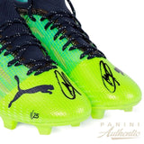 CHRISTIAN PULISIC Autographed Green/Black Puma Ultra 1.3 Cleats PANINI LE 1/25