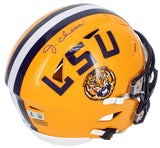 Ja'Marr Chase Autographed LSU Tigers Speedflex Midi Helmet Beckett Witnessed