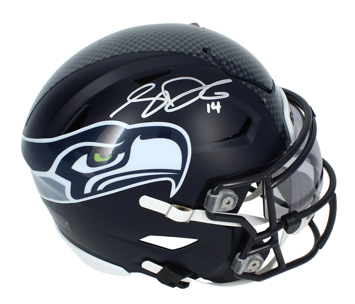Sam Darnold Autographed Seattle Seahawks Speedflex Midi Helmet Beckett Witnessed