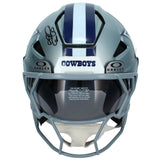 Emmitt Smith Autographed Dallas Cowboys Axiom Authentic Helmet Beckett Witnessed