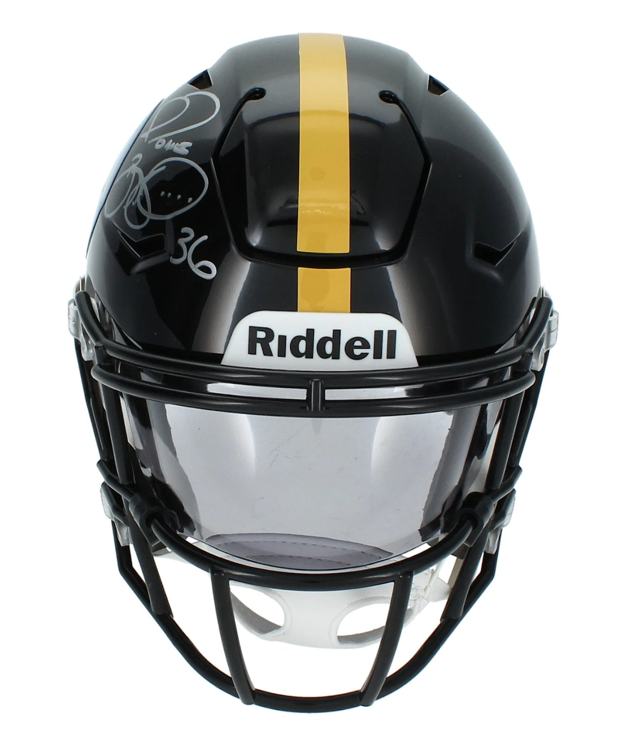 Jerome Bettis Autographed Pittsburgh Steelers Speedflex Midi Helmet Beckett Witnessed