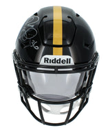 Jerome Bettis Autographed Pittsburgh Steelers Speedflex Midi Helmet Beckett Witnessed