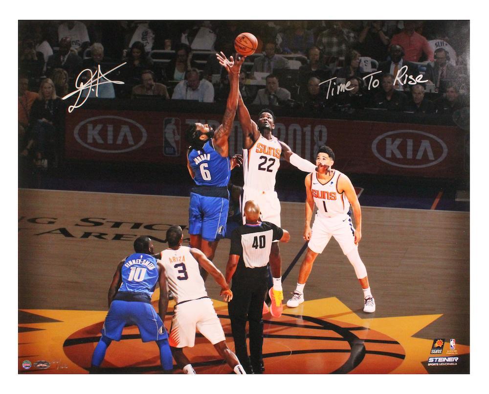 DEANDRE AYTON Autographed and Inscribed Phoenix Suns Time To Rise Tip Off 16" x 20" Photograph - Limited Edition 22 of 22 - GAME DAY LEGENDS & STEINER