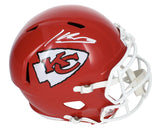 Kenneth Walker III Autographed Kansas City Chiefs Speed Full Size Helmet Beckett Witnessed