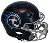 Will Levis Autographed (in Red) Tennessee Titans Speedflex Authentic Helmet LE 1/25 Fanatics