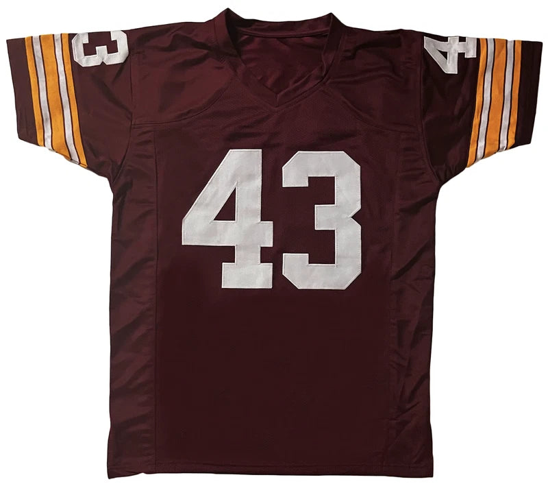 Larry Brown Autographed/Inscribed "72 MVP" #43 Burgundy Custom Jersey Beckett Witnessed