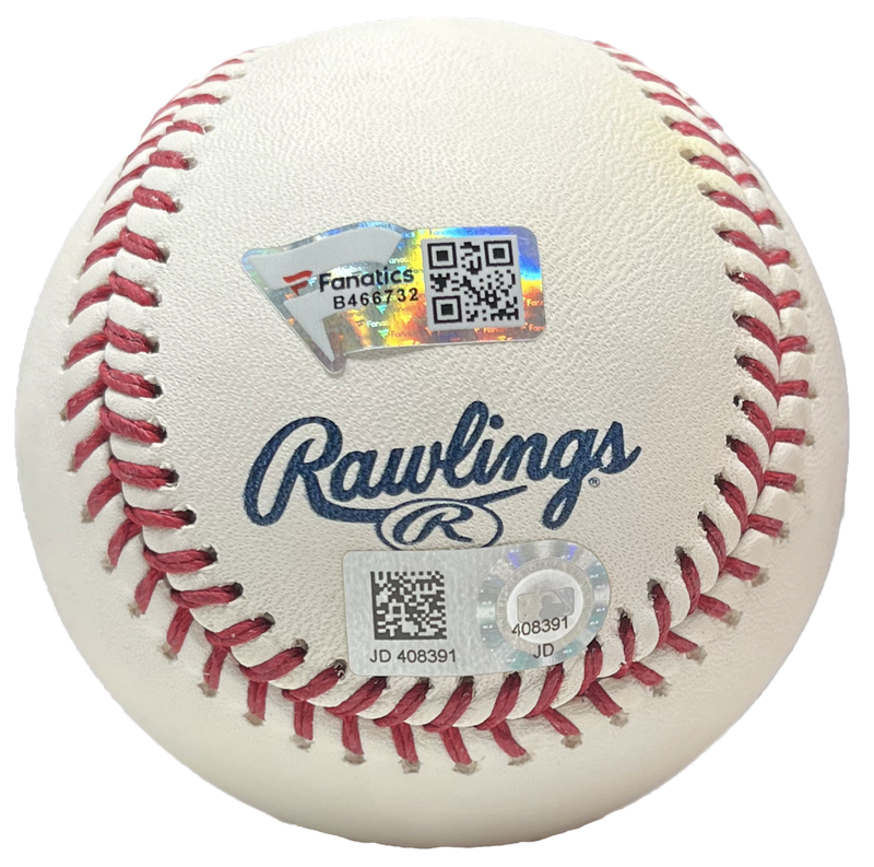 Robin Yount Autographed/Inscribed "HOF 99" Hall of Fame Logo Official MLB Baseball Fanatics