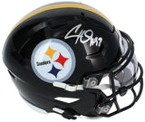 Cam Heyward Autographed Pittsburgh Steelers Speedflex Midi Helmet Beckett Witnessed