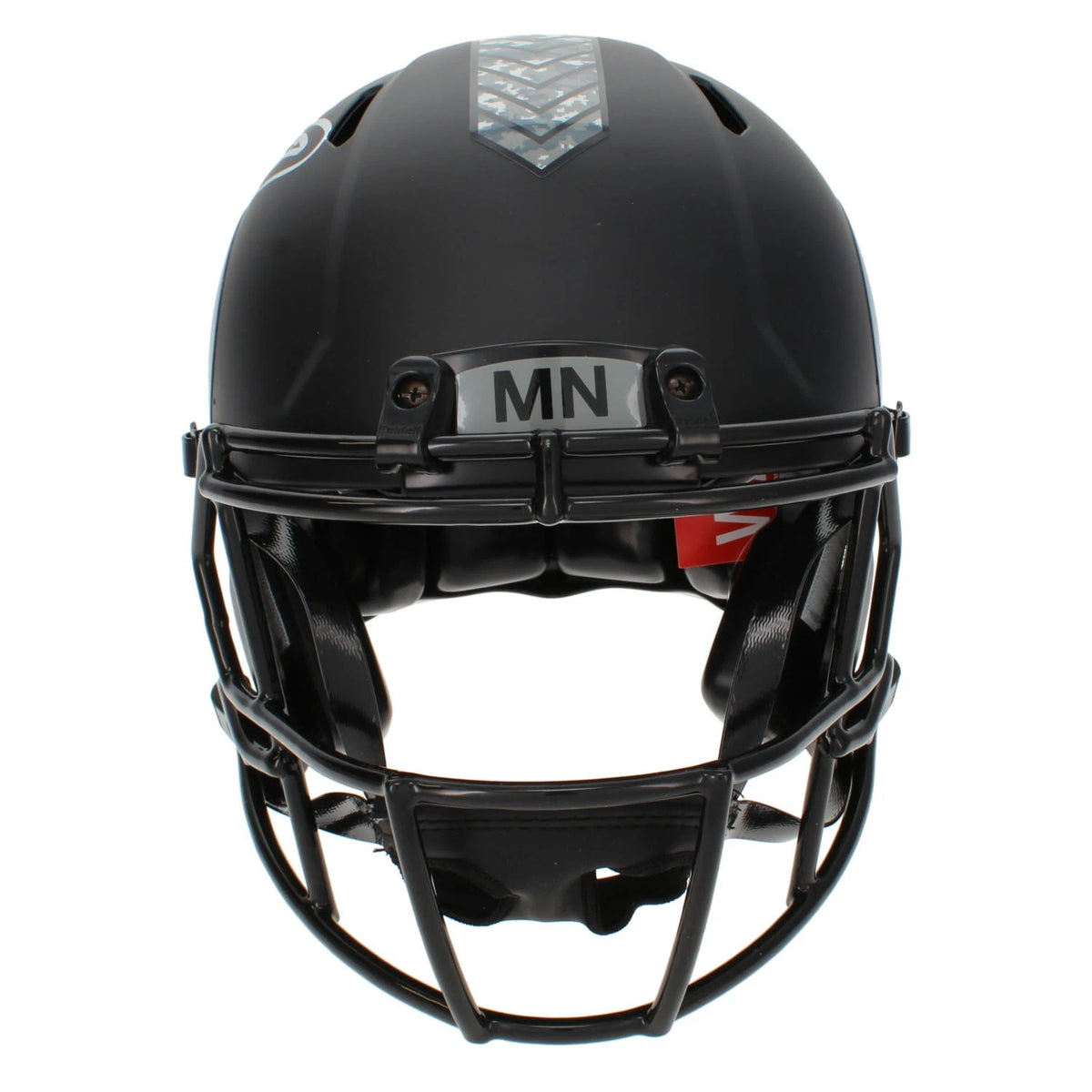 Adrian Peterson Autographed Minnesota Vikings 2026 Salute to Service Speed Authentic Helmet Beckett Witnessed