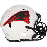 Tom Brady Autographed (In Pink) New England Patriots Speed Lunar Eclipse Authentic Helmet Fanatics LE 6
