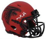Michael Penix Jr. Autographed Atlanta Falcons RAVE Speed Mini Helmet Fanatics