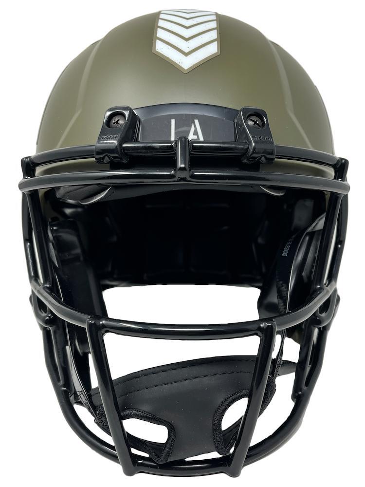 COOPER KUPP Autographed Los Angeles Rams 2022 Salute To Service Speed Authentic Helmet