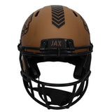 Trevor Lawrence Autographed Jacksonville Jaguars 2023 Salute to Service Speed Authentic Helmet Fanatics