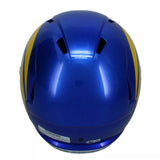 Kyren Williams Autographed (in Blue) Los Angeles Rams Speed Full Size Helmet Beckett Witnessed