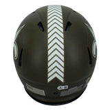 Rashid Shaheed Autographed (in White) New Orleans Saints 2022 Salute to Service Speed Authentic Helmet Beckett Witnessed