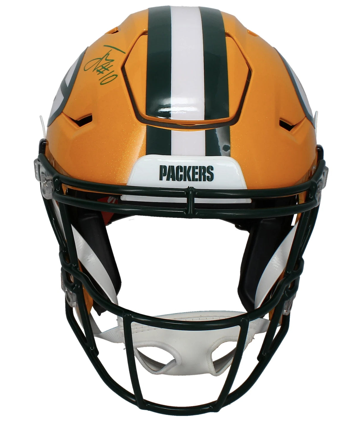 Jordan Love Autographed Green Bay Packers Speedflex Authentic Helmet Beckett Witnessed