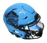 John Elway Autographed Hall of Fame Logo RAVE Speedflex Authentic Helmet Beckett Witnessed