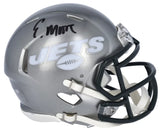 Elijah Moore Autographed New York Jets Flash Speed Mini Helmet Fanatics