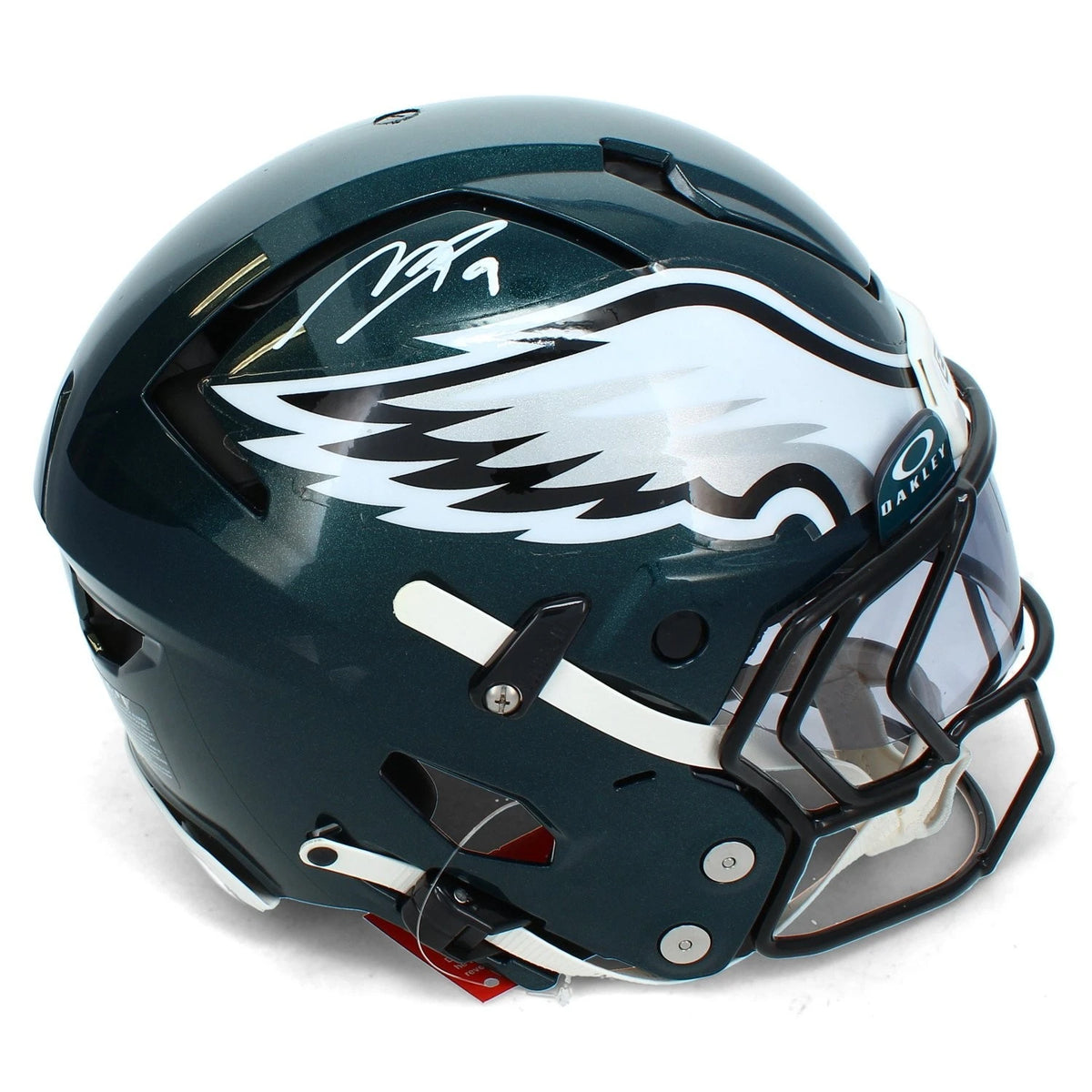 Makai Lemon Autographed Philadelphia Eagles Axiom Authentic Helmet Beckett Witnessed