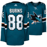 BRENT BURNS Autographed San Jose Sharks Teal Adidas Authentic Jersey FANATICS
