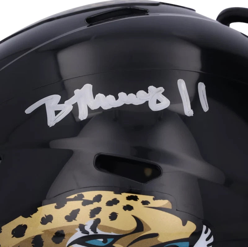 Brian Thomas Jr. Autographed Jacksonville Jaguars Speed Mini Helmet Fanatics