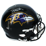 Trey Hendrickson Autographed Baltimore Ravens Speed Authentic Helmet JSA Witnessed