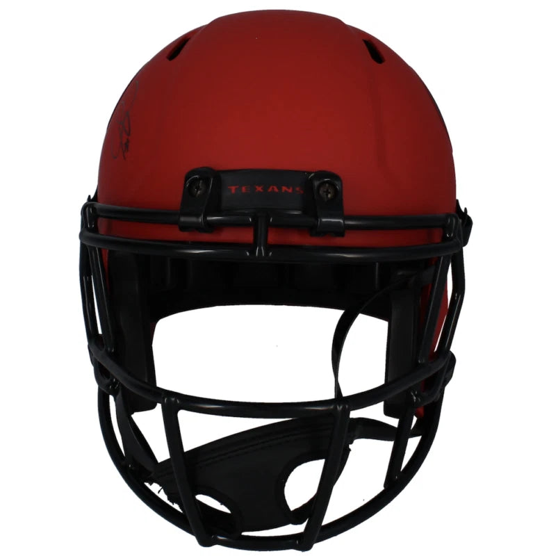 Dalton Schultz Autographed Houston Texans RAVE Speed Full Size Helmet Beckett Witnessed