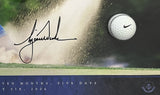 Tiger Woods Autographed Youngest to 50 Tour Titles Framed Breaking Through Display LE 8/50 UDA