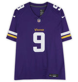 J.J. McCarthy Autographed Minnesota Vikings Purple Nike Limited Jersey Fanatics