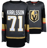 William Karlsson Autographed/Inscribed "Wild Bill" Vegas Golden Knights Black Fanatics Breakaway Jersey Fanatics Authentic